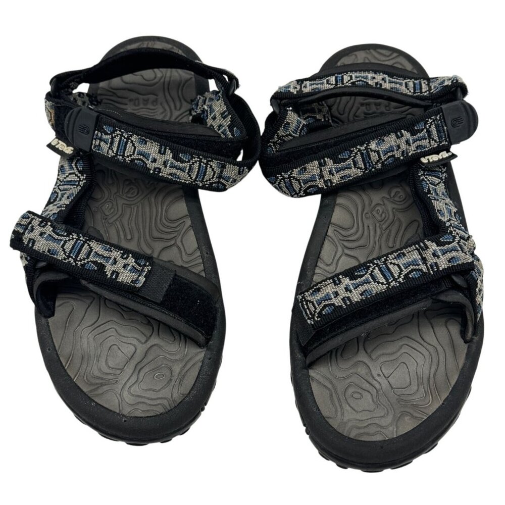 Teva Womens Sport Sandals Size 9 Black Aztec Slingback Outdoor Casual Comfort